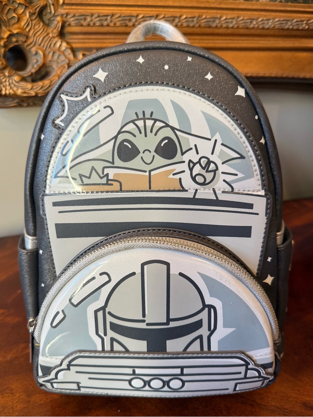NWT Loungefly Disney Star Wars The Mandalorian and Grogu Mini Backpack